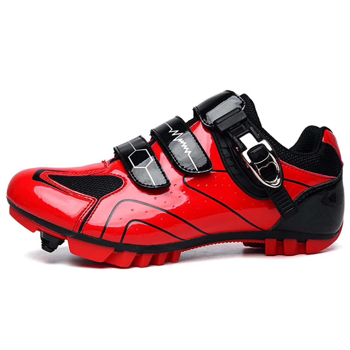 Zapatilla de Ciclismo MTB Hombre Zapatillas Bicicleta de Montaña Respirables Profesionales Compatible Todos Los Pedales SPD