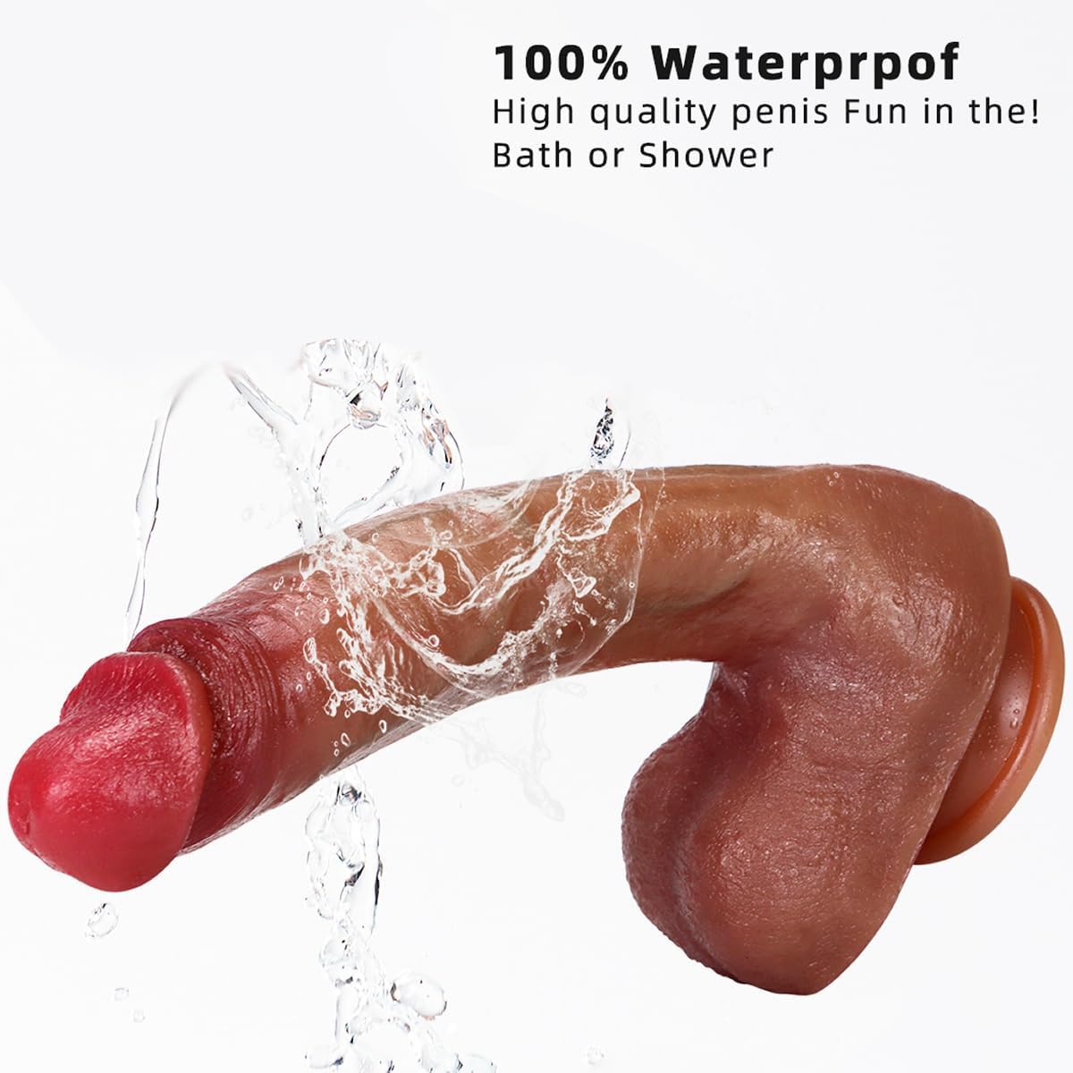 10.23" Large Realistic Dildos Flexible Lifelike Cock with Vac-u-Lock Adapter for Sex Machine Liquid Silicone Dildo G Spot Anal Play Sex Toys for Male & Female