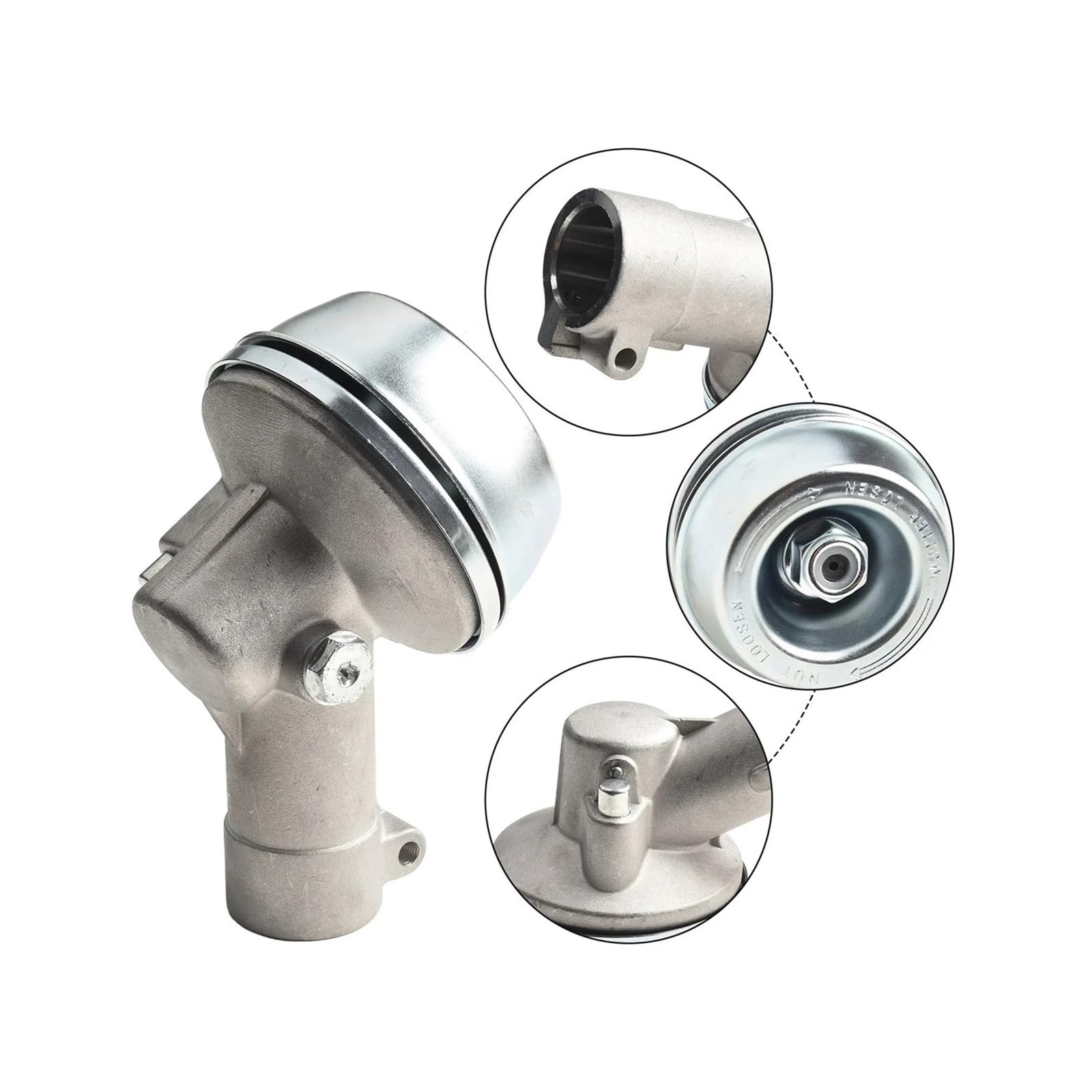 Compatible con Cabezal de Engranaje for desbrozadora de Hilo FS55, FS55R, FS56, FS56R, FS70 y FS70R. Accesorios for Herramientas eléctricas de jardín.