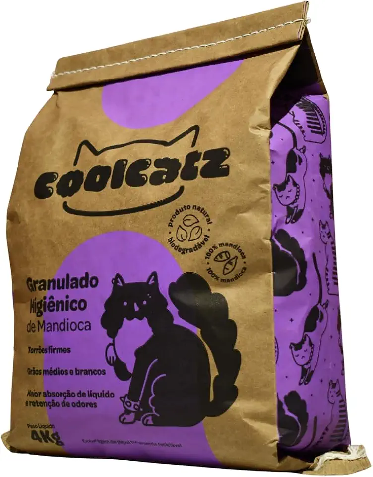 Granulado Higiênico de Mandioca Coolcatz 4kg