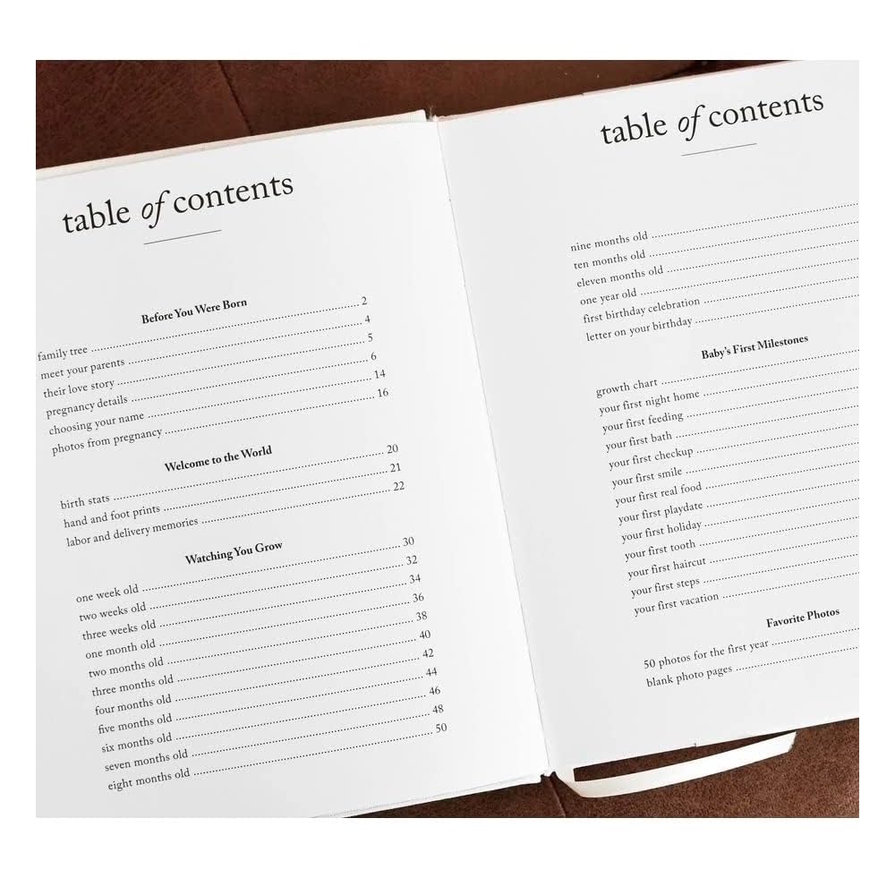 Baby First Year Book (Sky Blue, 112 Pages) by Duncan & Stone Memory