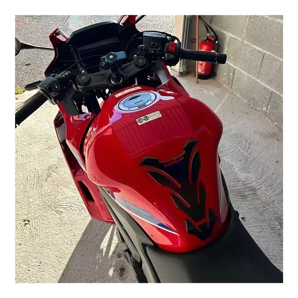 Misura Per Ho&nda CBR1000 600RR CB400 CB750 CB1300 HORNET HRC Adesivo Per Serbatoio In Fibra Di Carbonio Reale