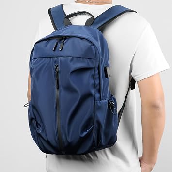 Business Backpacks Travel Laptop Backpack Black Work Bag for Men,Blue