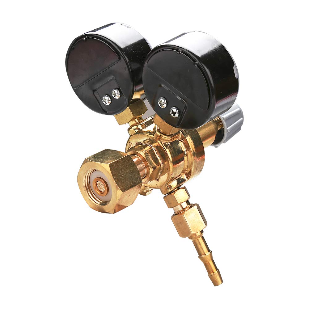 Lospitch Reduktor ciśnienia mini regulator ciśnienia do gazu ochronnego Argon/CO2 do MIG/MAG WIG TIG spawarka wielorazowa