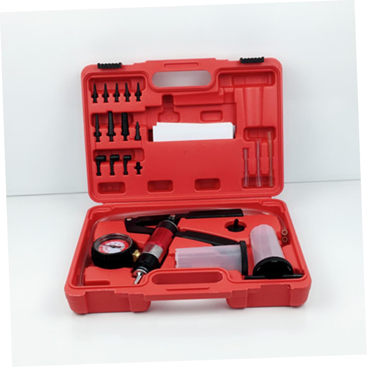 Zerodeko Manual Vacuum Pump for Handheld Steam Protection Car Brake Bleeder Kit