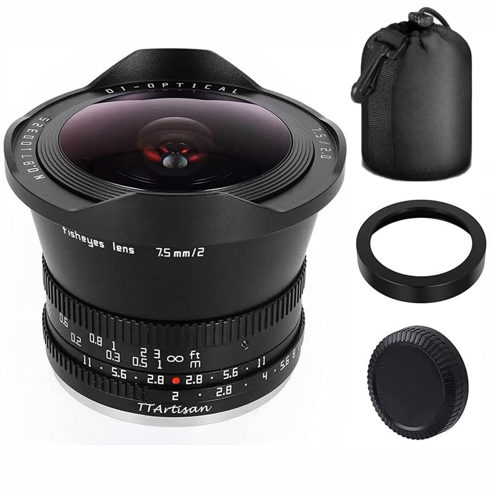 Amazon.com : TTArtisan 7.5mm F2 APS-C Wide Angle Fisheye Lens