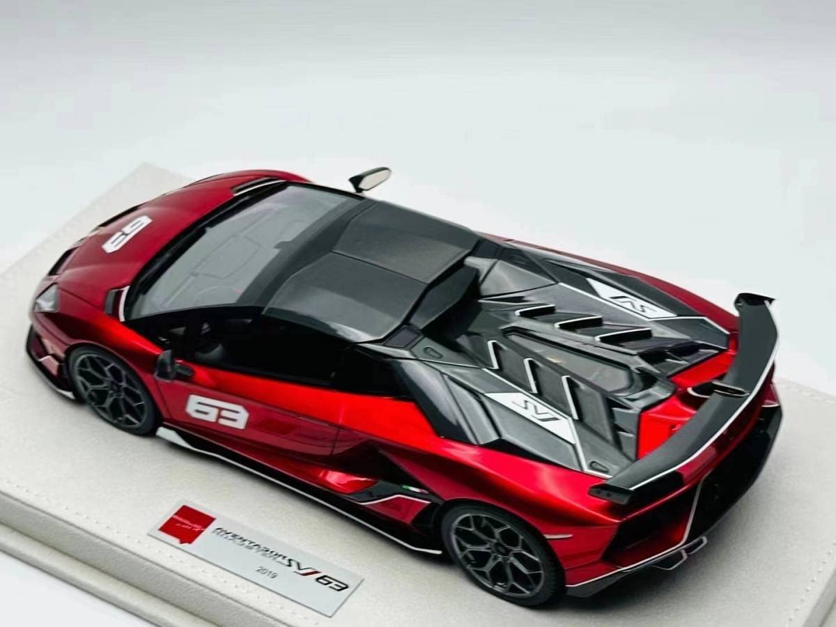 Lamborghini Aventador SVJ Roadster ミニカー Amazon | makeup 1/18 Lamborghini Aventador SVJ 63 Roadster