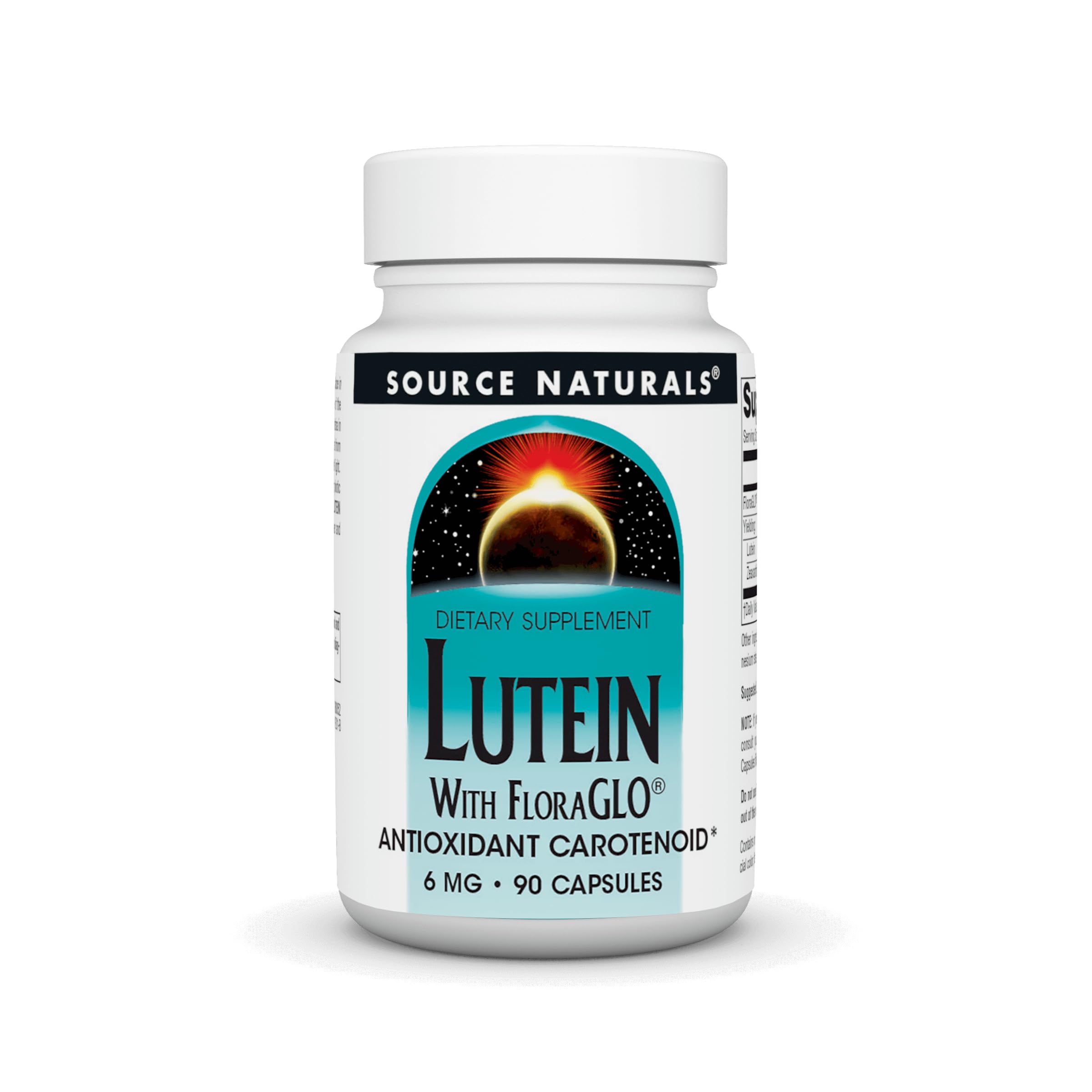 Source Naturals Lutein with FloraGLO, Antioxidant Carotenoid* - 6 mg, 90 Capsules