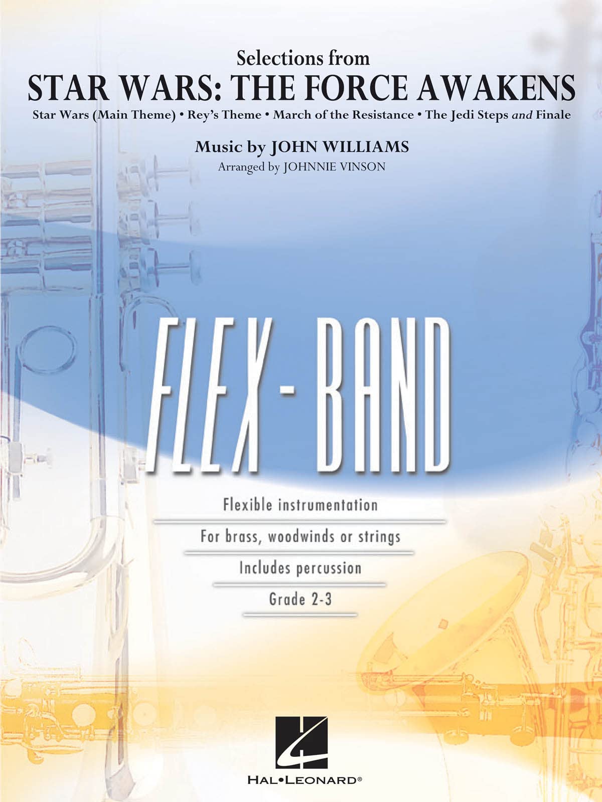 John Williams-Selections from Star Wars: The Force Awakens-5-Part Flexible Band and Opt. Strings-SET