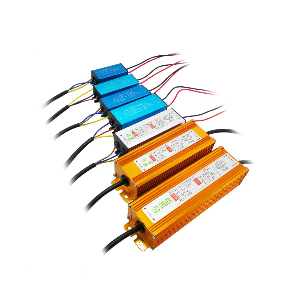 LED-Anleitung, 1 Stück, IP65, wasserdicht, mit LED-Treiber, Konstantstrom mit hoher Leistung, 100 W (Größe: 70 W)