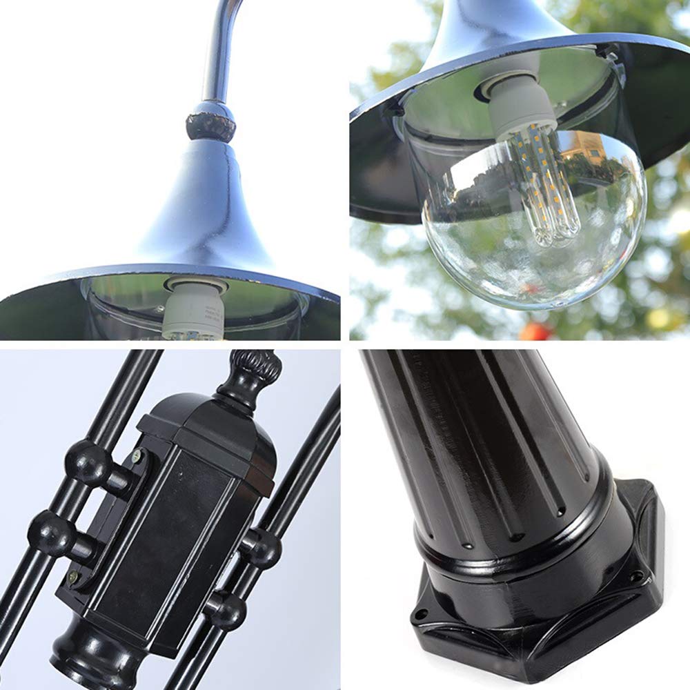 Black Aluminum Acrylic Up Down Wall Mount Lighting Luxury Modern LED Fixtures Decorative Lamp Ip65 Waterproof Outdoor Exterior Wall Light For Porch Patio Door - View #2