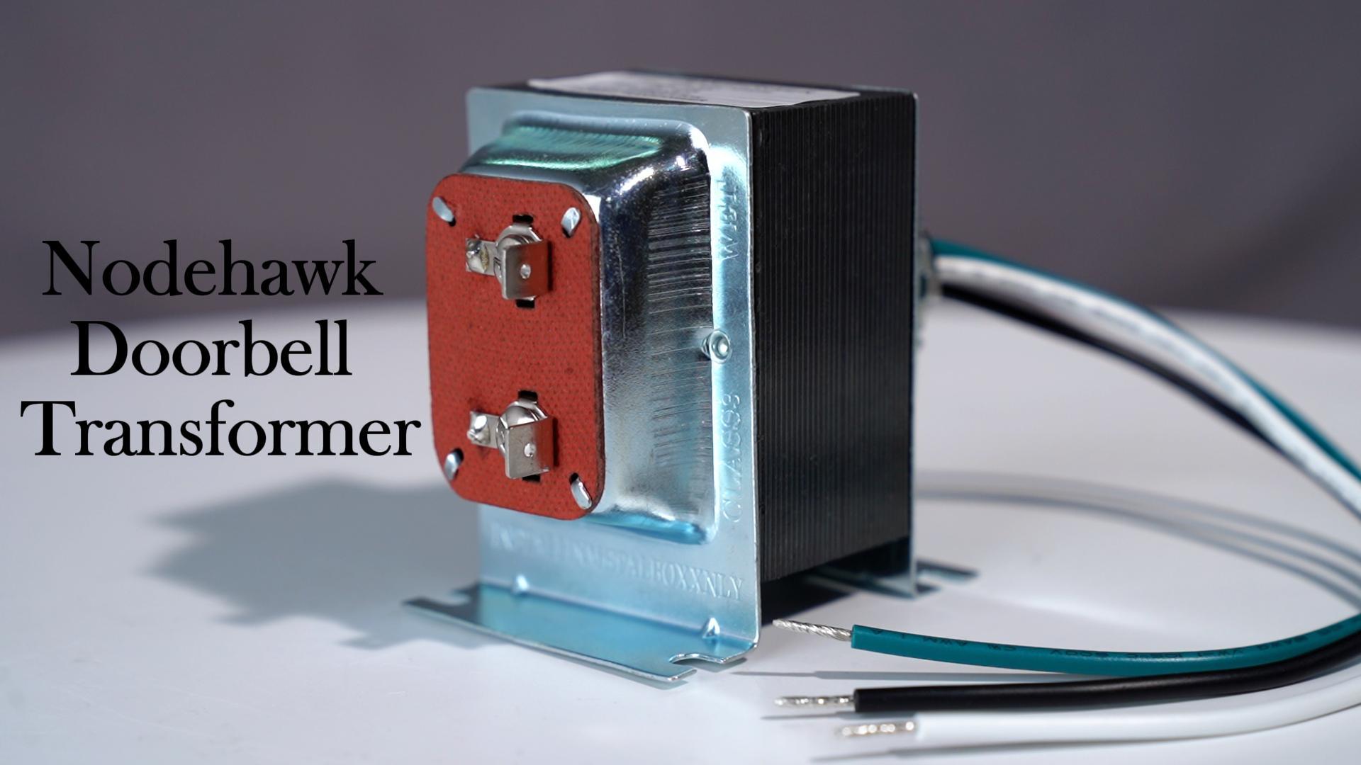 Image of 24V 40VA Doorbell Transformer Hardwired Door Chime Transformer Thermostat Power Adapter Compatible with Video Doorbell Ring Pro Nest Hello