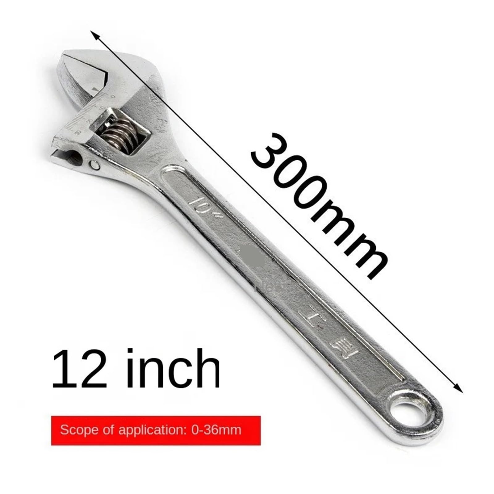 Klucz nastawny narzędzia sprzętowe wielofunkcyjne 25 cm regulowane usta 12 mały klucz 15 cm klucz nastawny 20 cm klucz nastawny (30 cm)