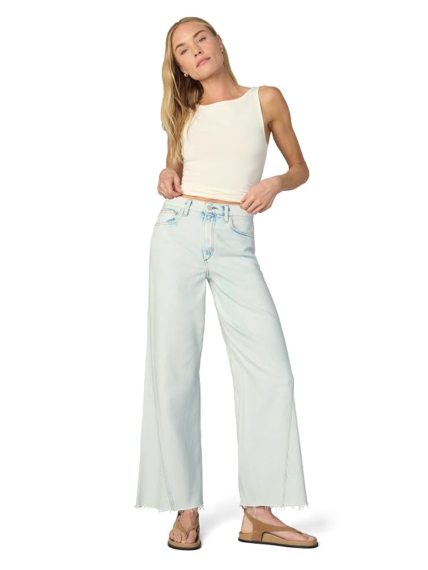 Joe's Jeans Women's The Mia High Rise Wide Leg Ankle Jean, Reverence, 28 by JOE'S JEANS - Used condition - Image 6