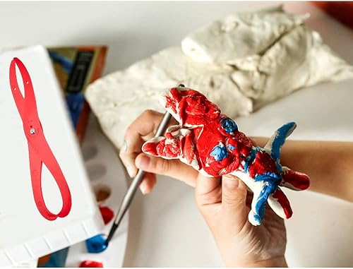 Miniatura 4 de DIYstore Herramienta de cerámica de medición de cerámica para tallar, modelar, escultura de arcilla de plástico de pierna doblada de 6 pulgadas de