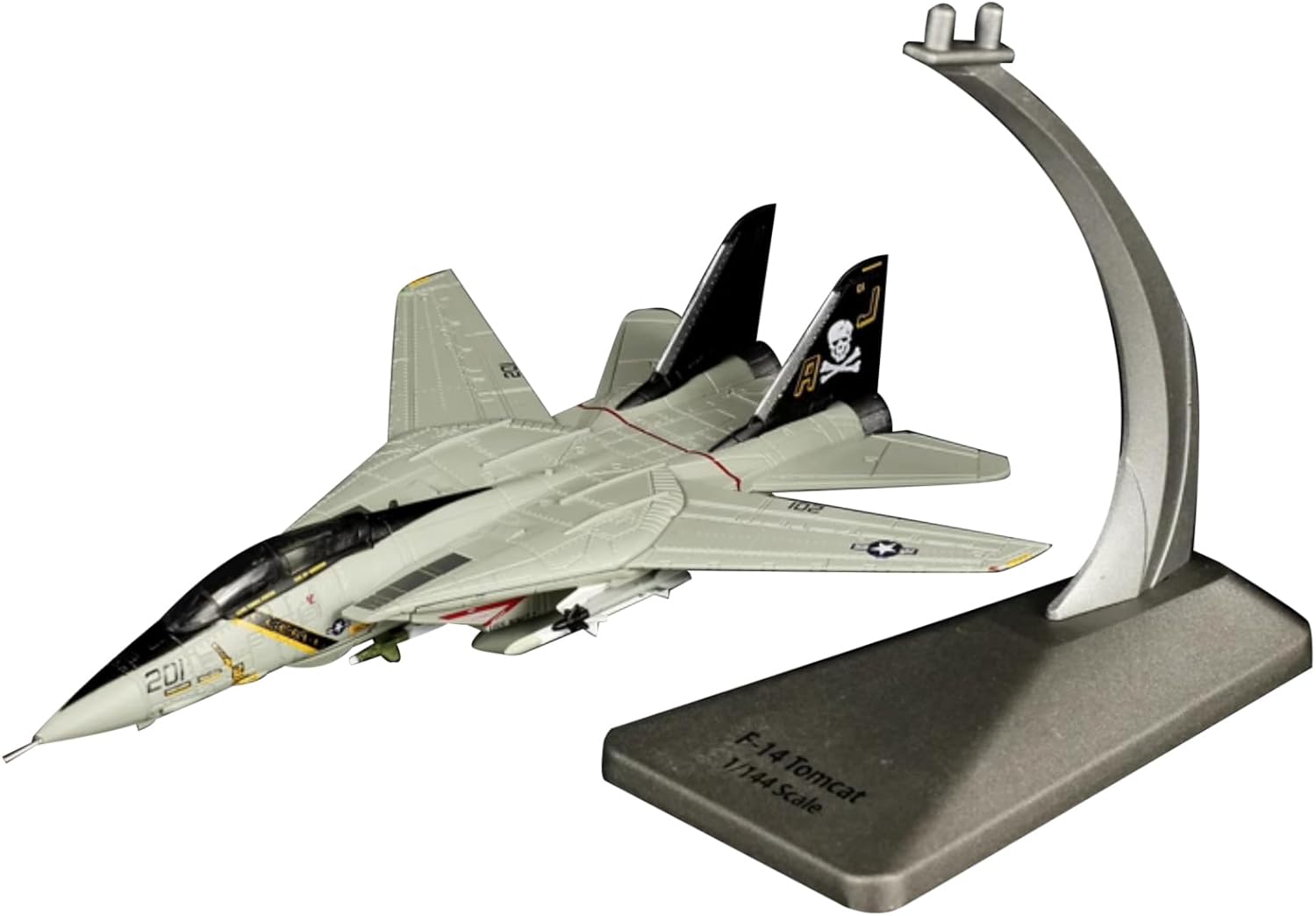 Alloy US Navy F-14 Tomcat Fighter Model 1:144 Scale, Alloy Aircraft Model for Collection Displaying new