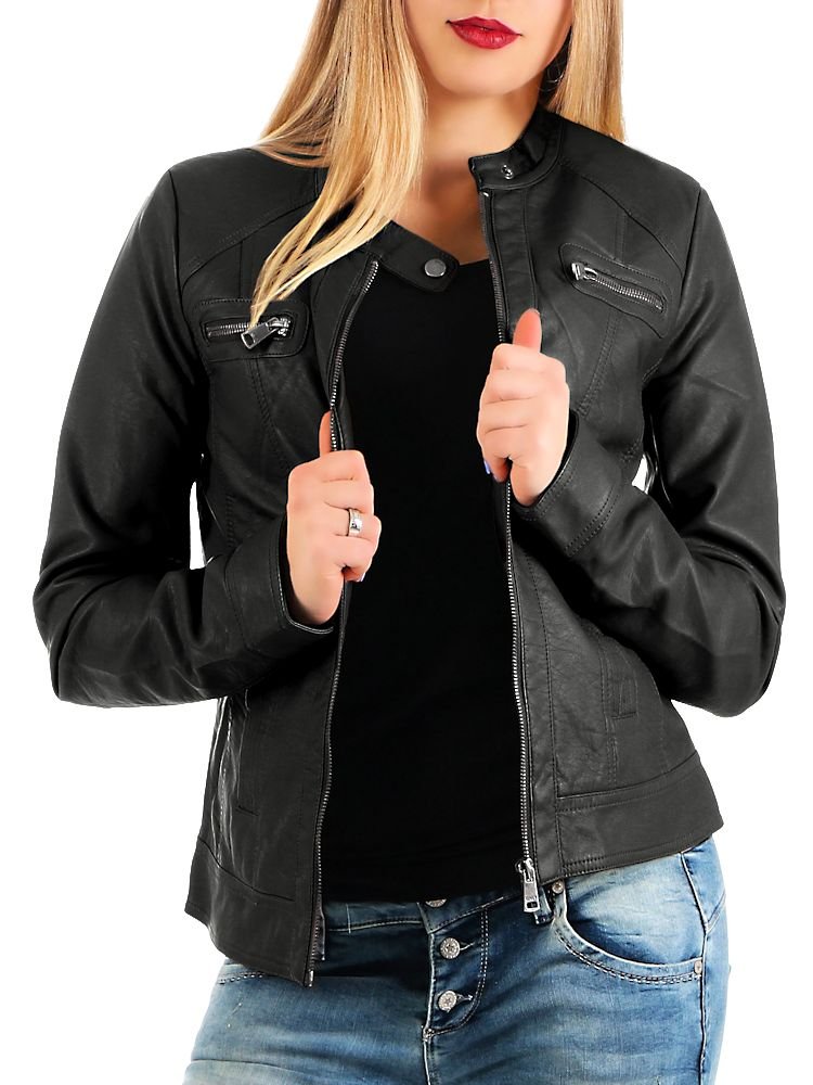 ONLY Female Kunstlederjacke ONLBANDIT Kunstlederjacke