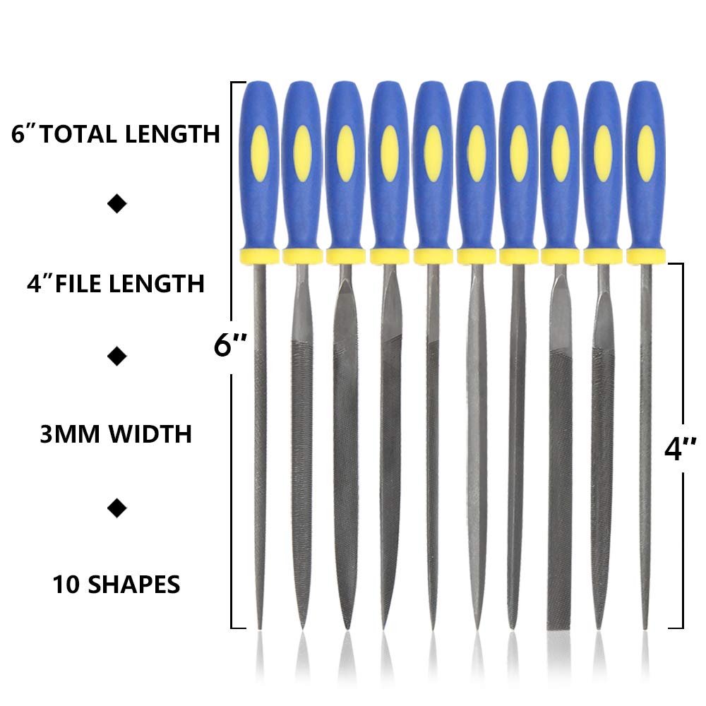 KALIM Needle File Set - Precision Metal Shaping Tools -2