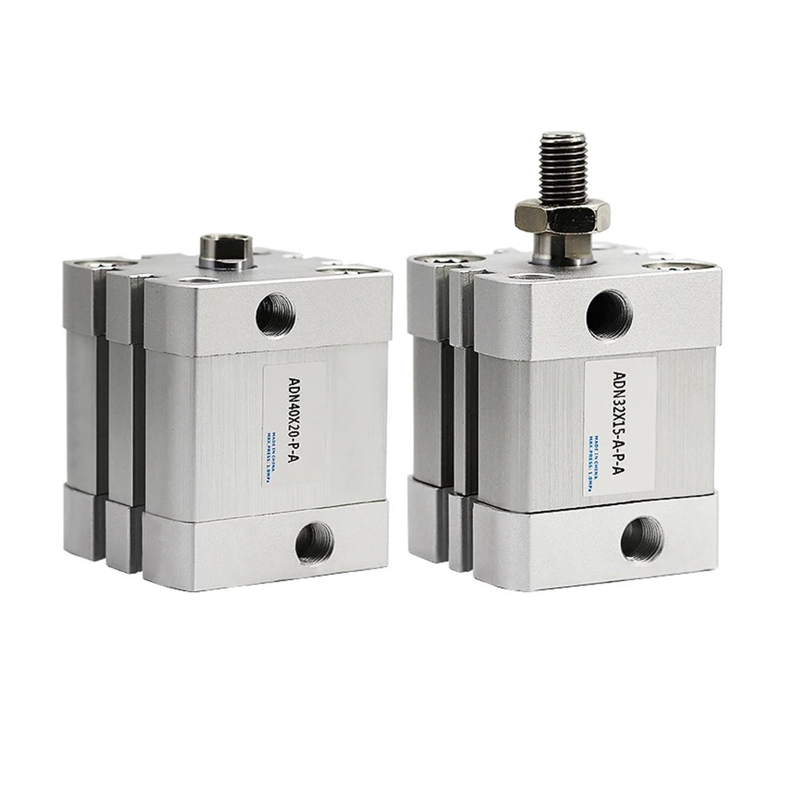 Cylindre ADN32 compact double effet à filetage externe pour automatisme