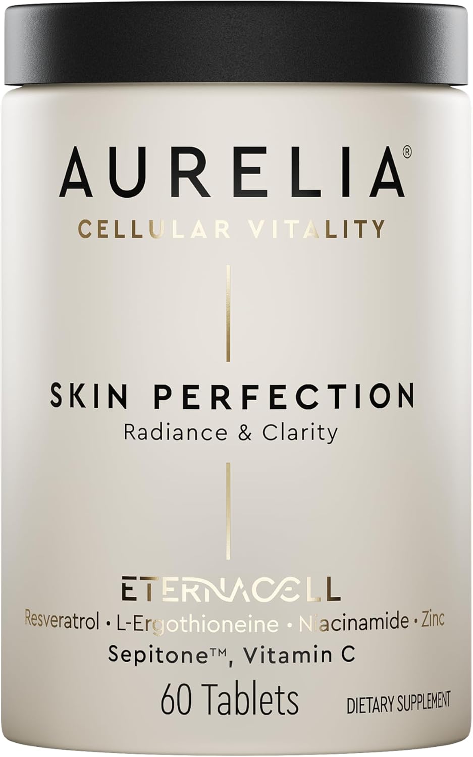 AURELIA Hair Revive | Advanced Cellular Anti-Aging Supplement | Support Hair Growth & Fuller, Healthier Hair | with Zinc, Resveratrol, Niacinamide, Ergothioneine, Keranat & Cooper