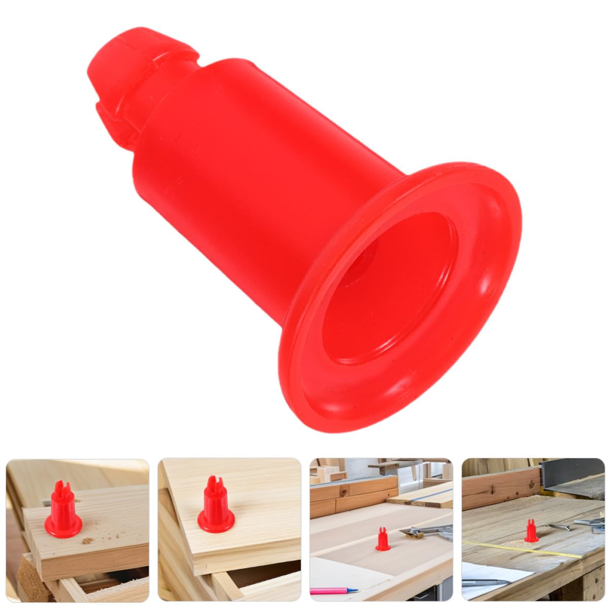 Supporti per Bilancia Elettronica 12 Pezzi, Livellatori in Plastica Rossa, Accessori Stabili Antiscivolo per Piatti di Bilance Digitali Fino a 30 Kg, Ricambi per Uso Professionale