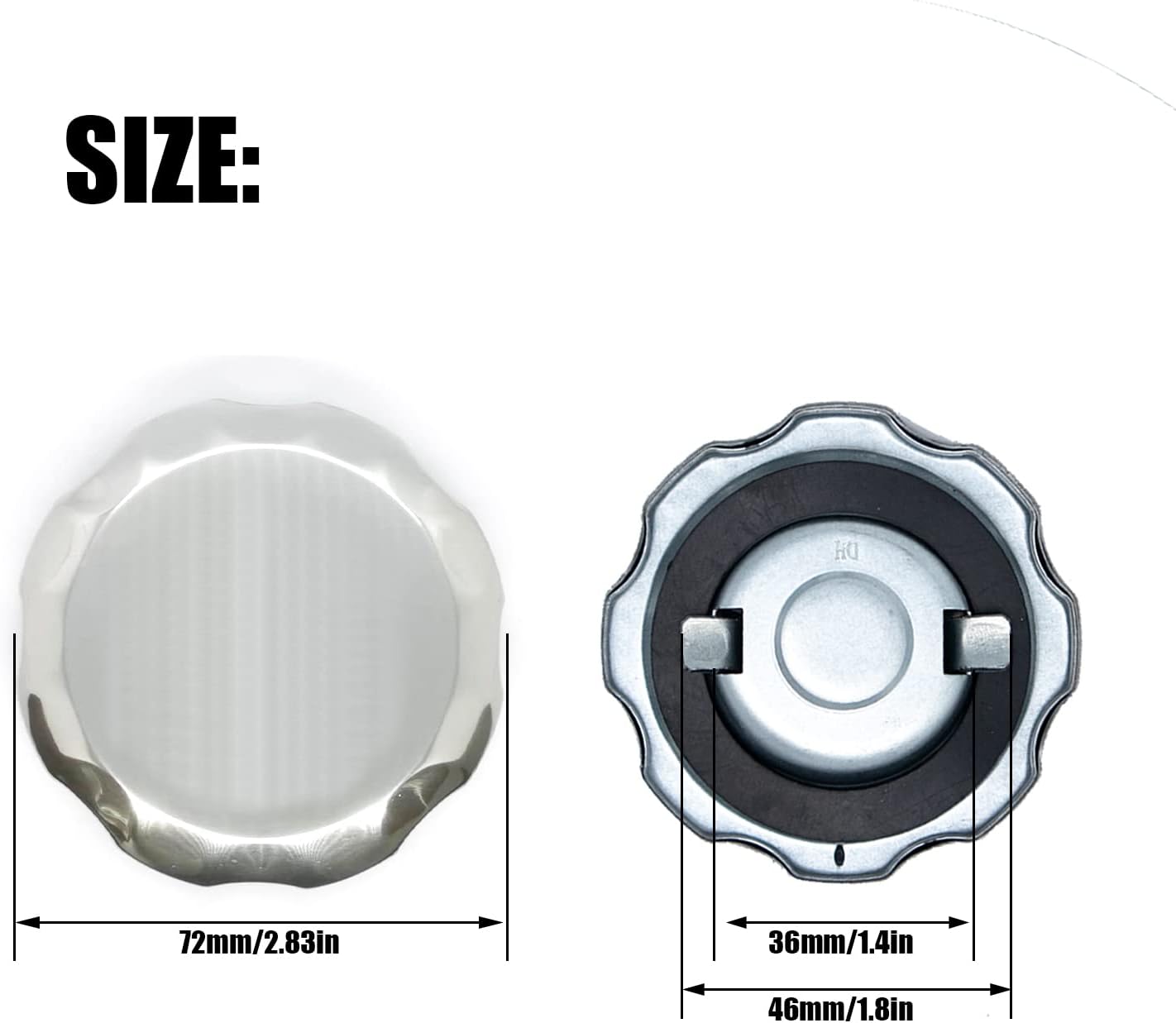 17620-ZH7-013 17620-ZH7-023 Fuel Gas Cap Replaces Honda GX110 GX120 GX140 GX160 GX200 GX240 GX270 GX340 GX390