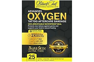 Oxygen Second Skin Tattoo Aftercare Bandage for Faster Healing