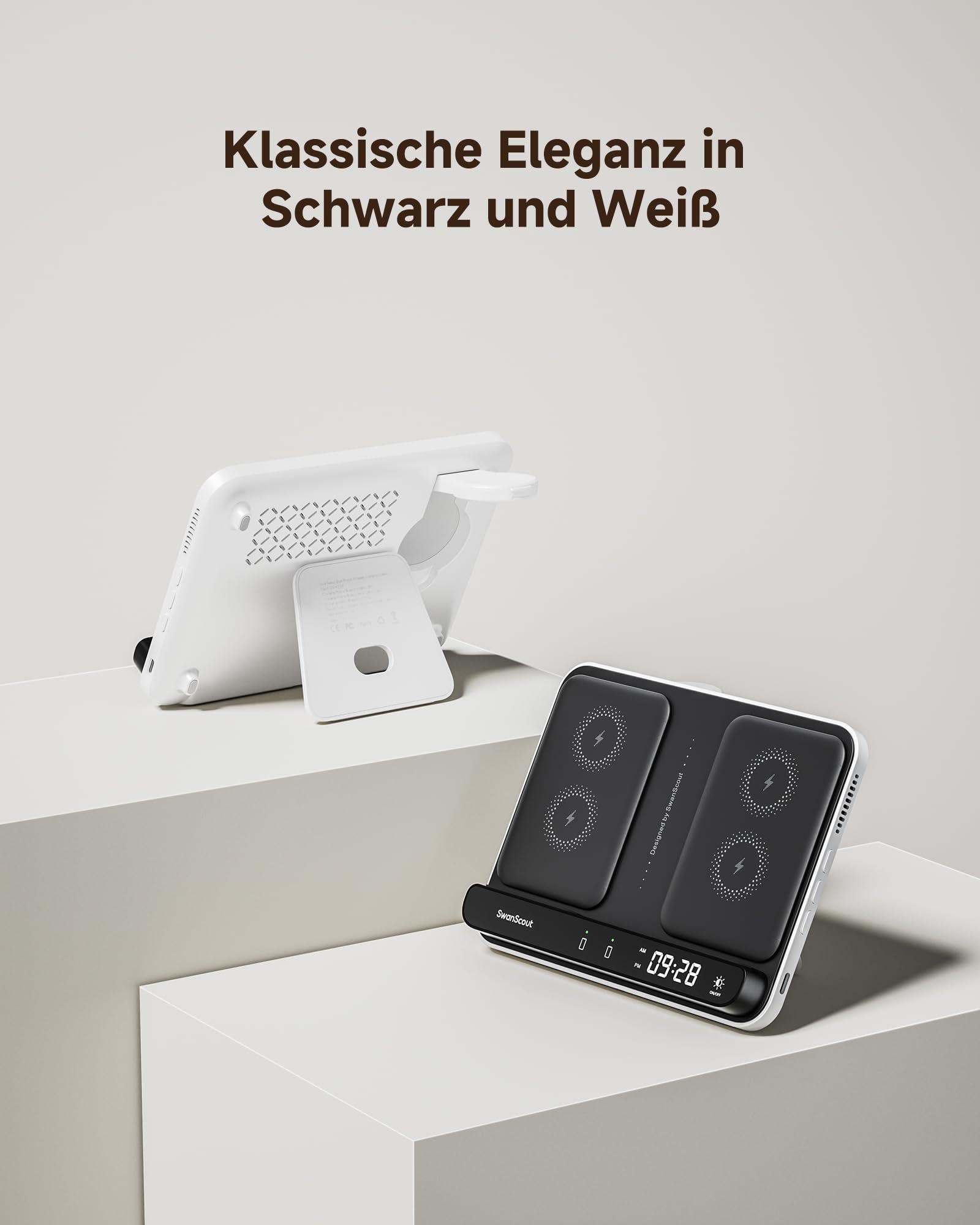 Doppelte Wireless Charger für Samsung Galaxy S25/S24/Z Flip/Z Fold/iPhone