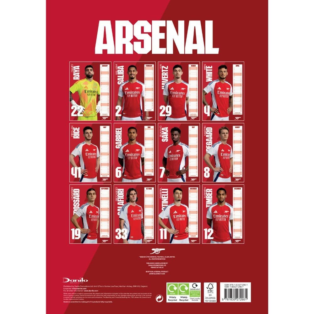 アーセナル　arsenal オフィシャル2006年カレンダー アーセナルarsenal オフィシャル2006年カレンダー