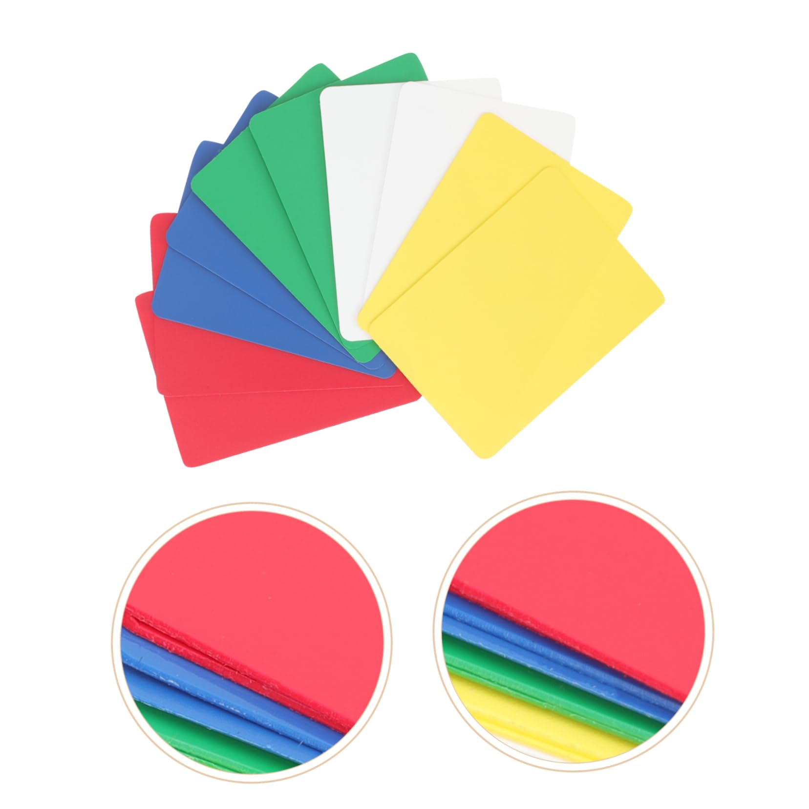 TOYANDONA 50pezzi Carte Da Poker Cut Card Strumenti Professionali Per Giochi Da Tavolo e Resistente Per Partite Poker e Giochi Carte