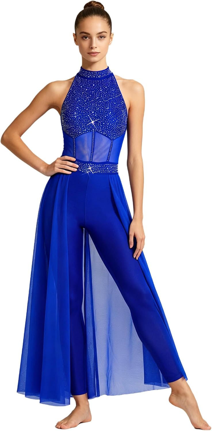 Women Lyrical Dance Unitard Contemporary Dance Costume