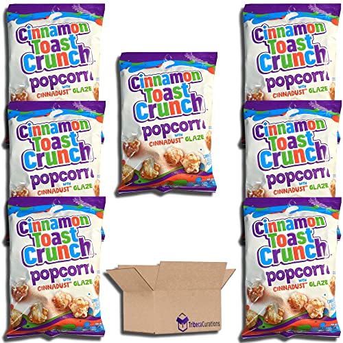 Tribeca Curations | Cinnamon Toast Cereal Glazed Popcorn | 2.25 Ounce | Pack Of 7 #TOP18