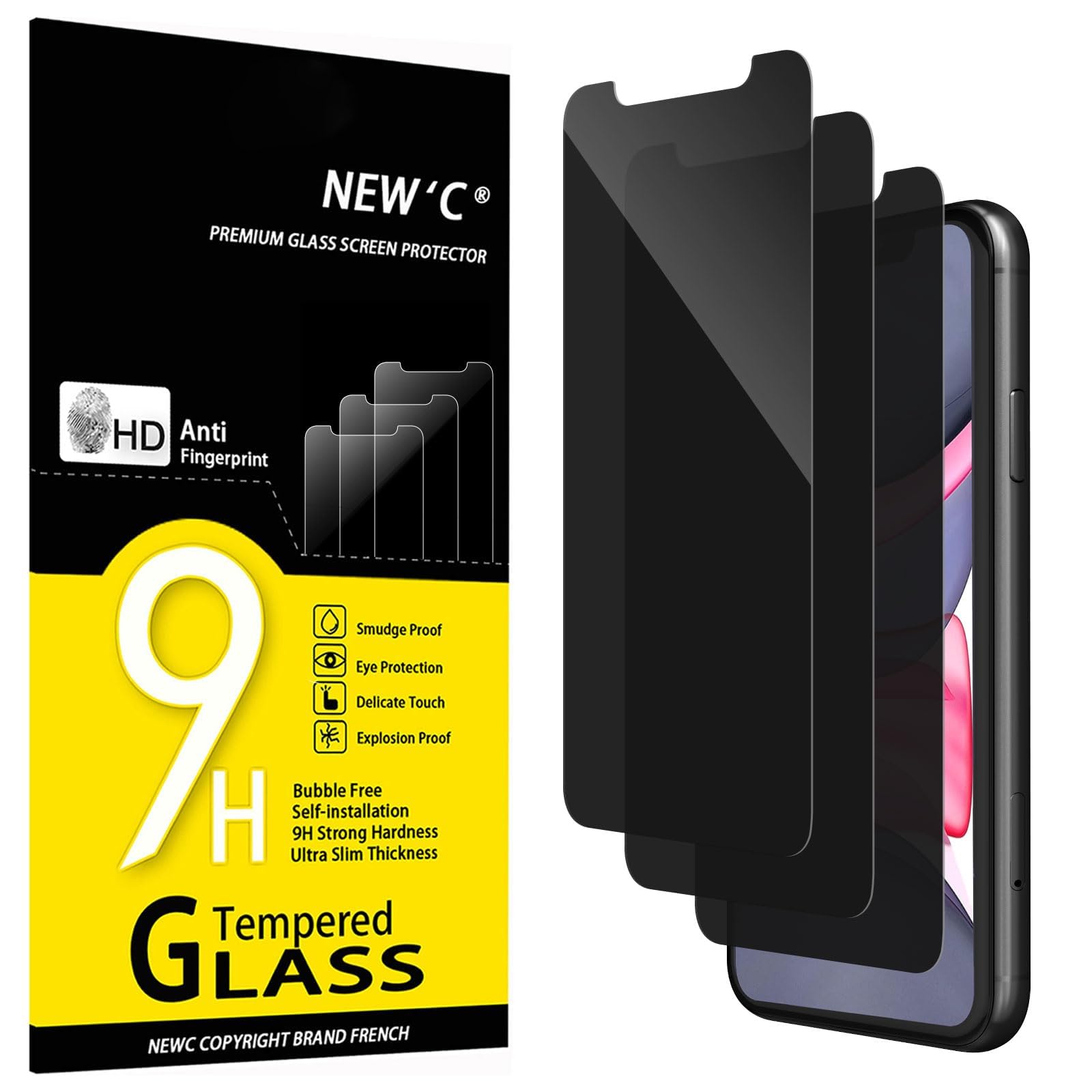 Spigen Glas.tR EZ Fit Vetro Teperato copatibile con iPhone 13, iPhone