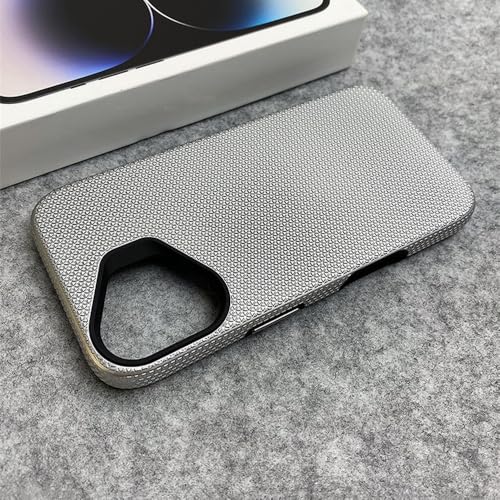 Coque iPhone 15 Pro Max antichoc argent : évitez les chutes de téléphone