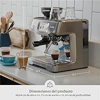 Vista 3 de Breville Barista Touch - Máquina de café expreso BES880BSS, acero inoxidable cepillado