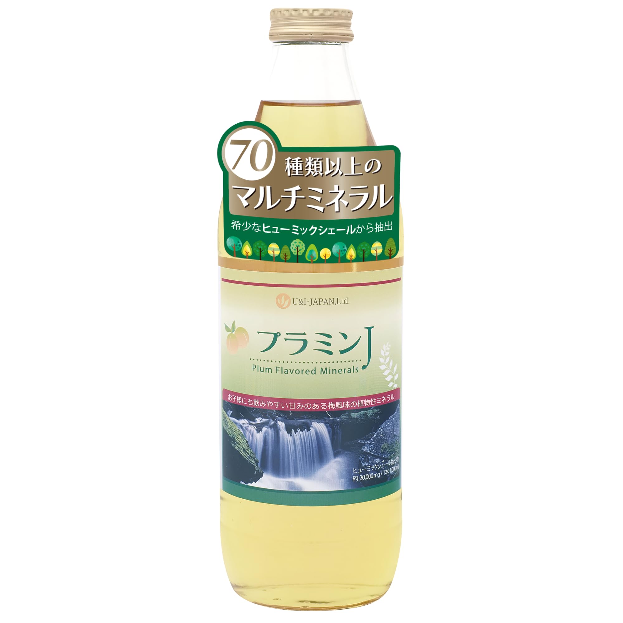 Amazon.co.jp: U&I・JAPAN プラミンJ 1000mL 植物性ミネラルドリンク