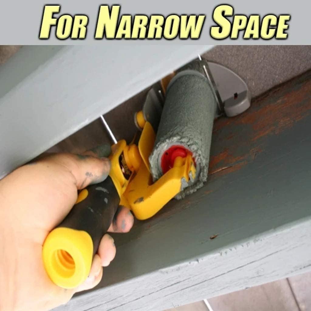 JSEIAJB Profesional Paint Roller Replacement Paint Application Edger Brush Tool Multifunctional for Home Wall Ceiling(E)