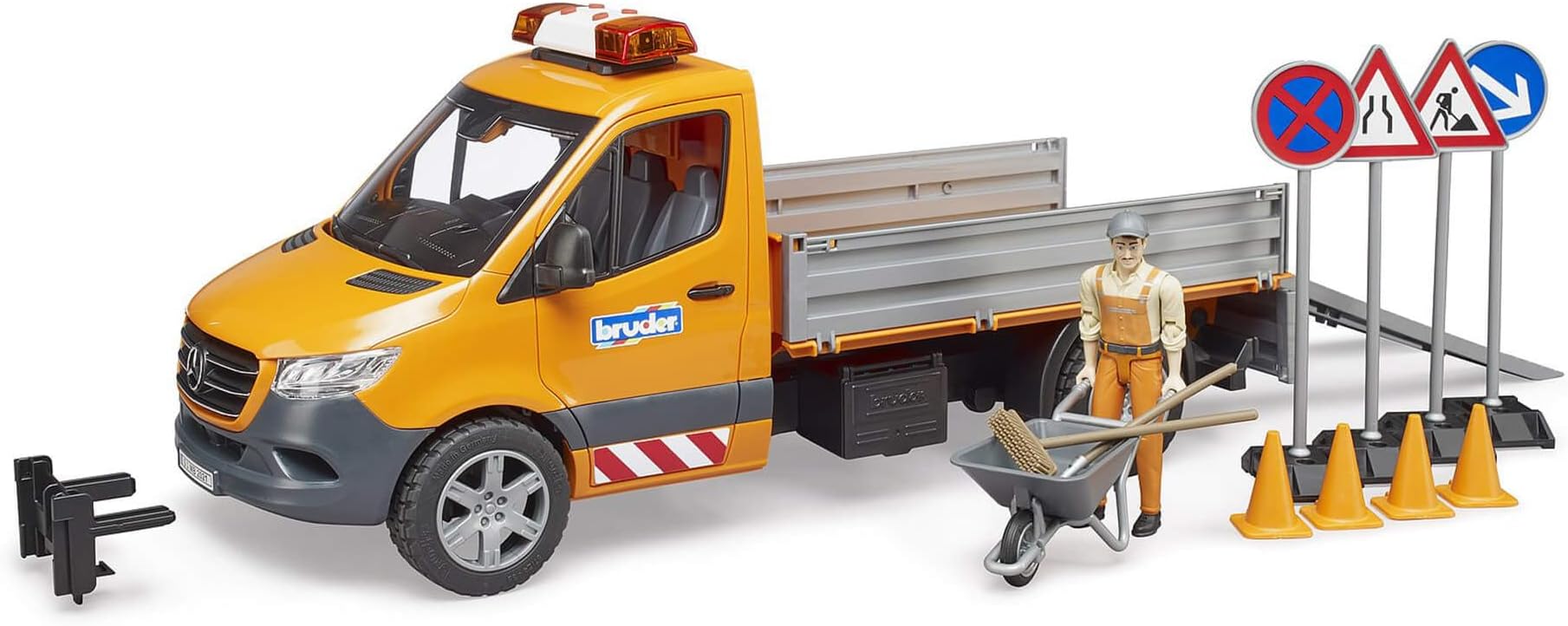 02677 MB Sprinter Municipal with Driver, Light + Sound Module and Accessories