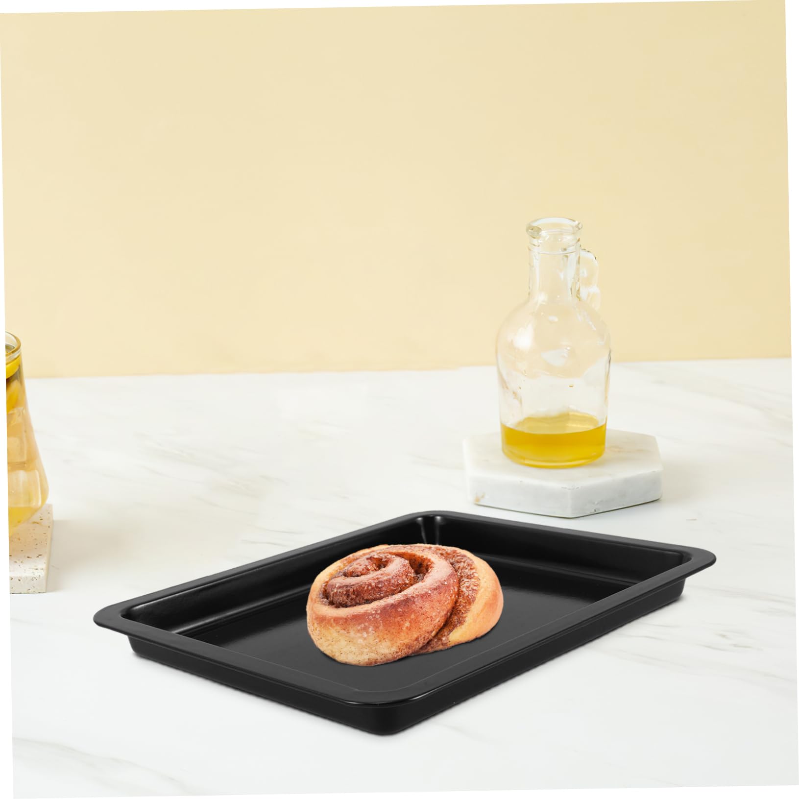 Ipetboom Plaque à Pâtisserie Fonte Plaque de Cuisson pour Pizza et Crêpes Plat à Tarte Ustensiles de Cuisine Résistants