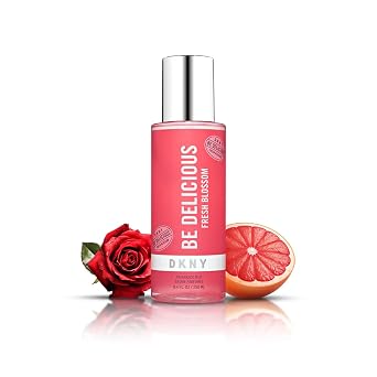 DKNY Be Delicious Fresh Blossom Eau de Parfum Duo - Long Lasting Floral Fragrance - Perfume Spray 1.0 Fl. Oz. & Fragrance Mist 8.4 Fl. Oz.