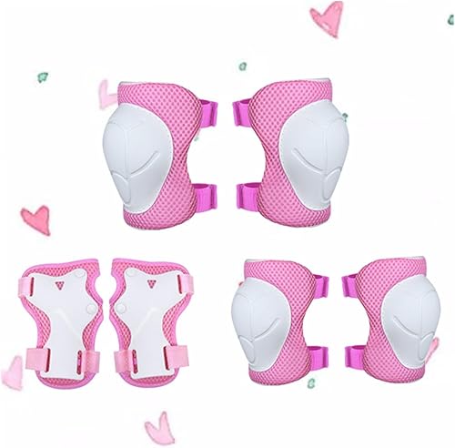 Toddmomy 6 unids1 juego de coderas deportivas para adultos, almohadillas de monopatín para montar a caballo, equipo de ciclismo, muñequeras para