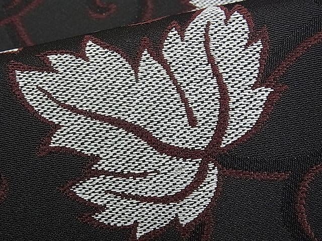 はっち！新品未使用❣️九寸名古屋帯 葡萄の葉の刺繍…逸品金糸が豪華 はっち様専用！新品未使用❣️九寸名古屋帯 葡萄の葉の刺繍…逸品