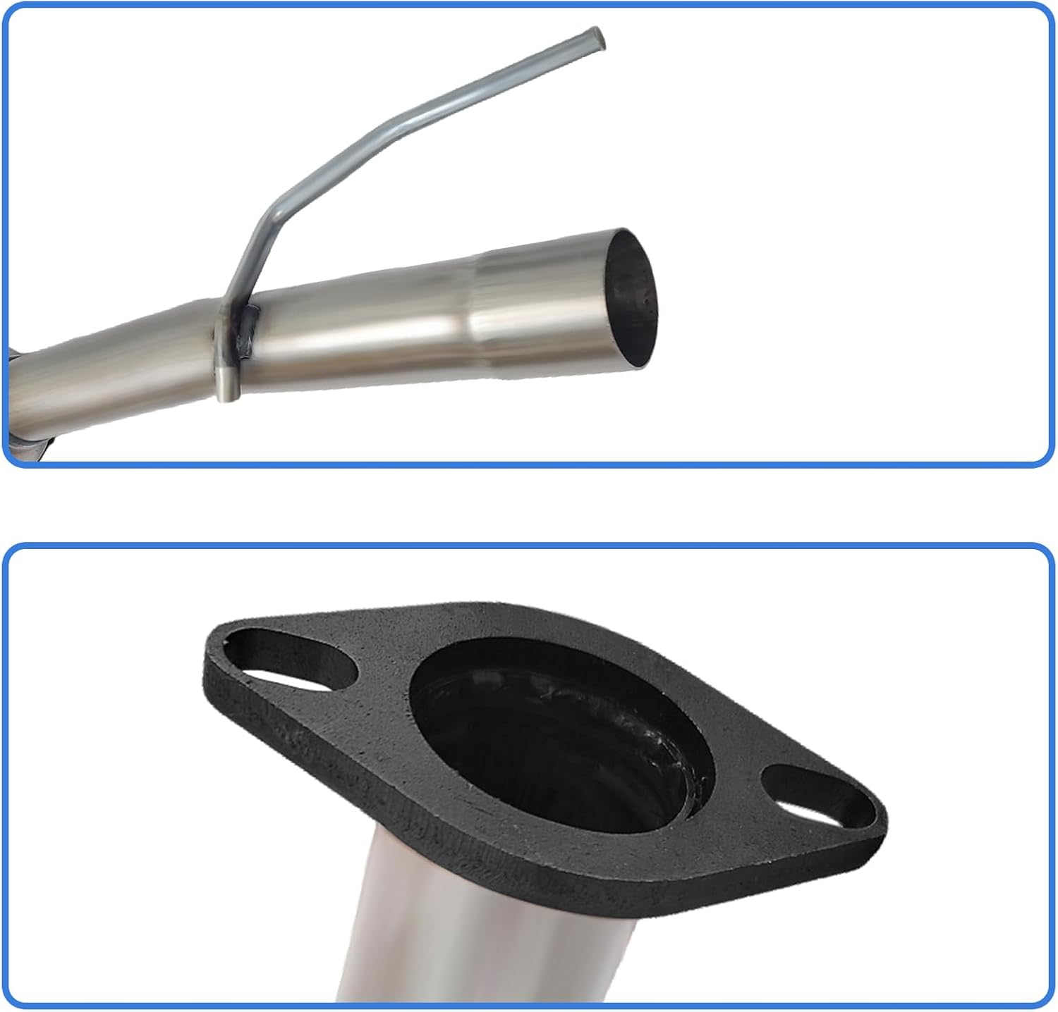 Rear Catalytic Converter Compatible with 2005-2008 Ford Escape, 2005-2008 Mazda Tribute, 2005-2008 Mercury Mariner 2.3L L4/3.0L V6 Catalytic Convert (EPA Compliant)