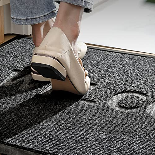 Tapis d'entrée absorbant et imperméable lavable pour pas de porte propre - 5