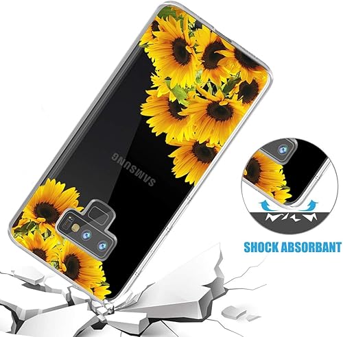 Miniatura 7 de Tothedu - Funda para Galaxy Note 9, Samsung Note 9 para niñas y mujeres, diseño de golpes, suave y flexible de poliuretano termoplástico (TPU),