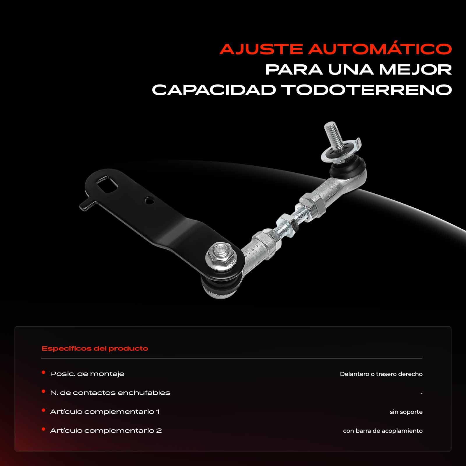 Frankberg Sensor de nivel Sensor de altura Compatible con Serie 5 Touring F11 Serie 1 E81 Serie 3 Compact E46 X3 E83 Serie 3 Touring E91 Replace# 48906-35010