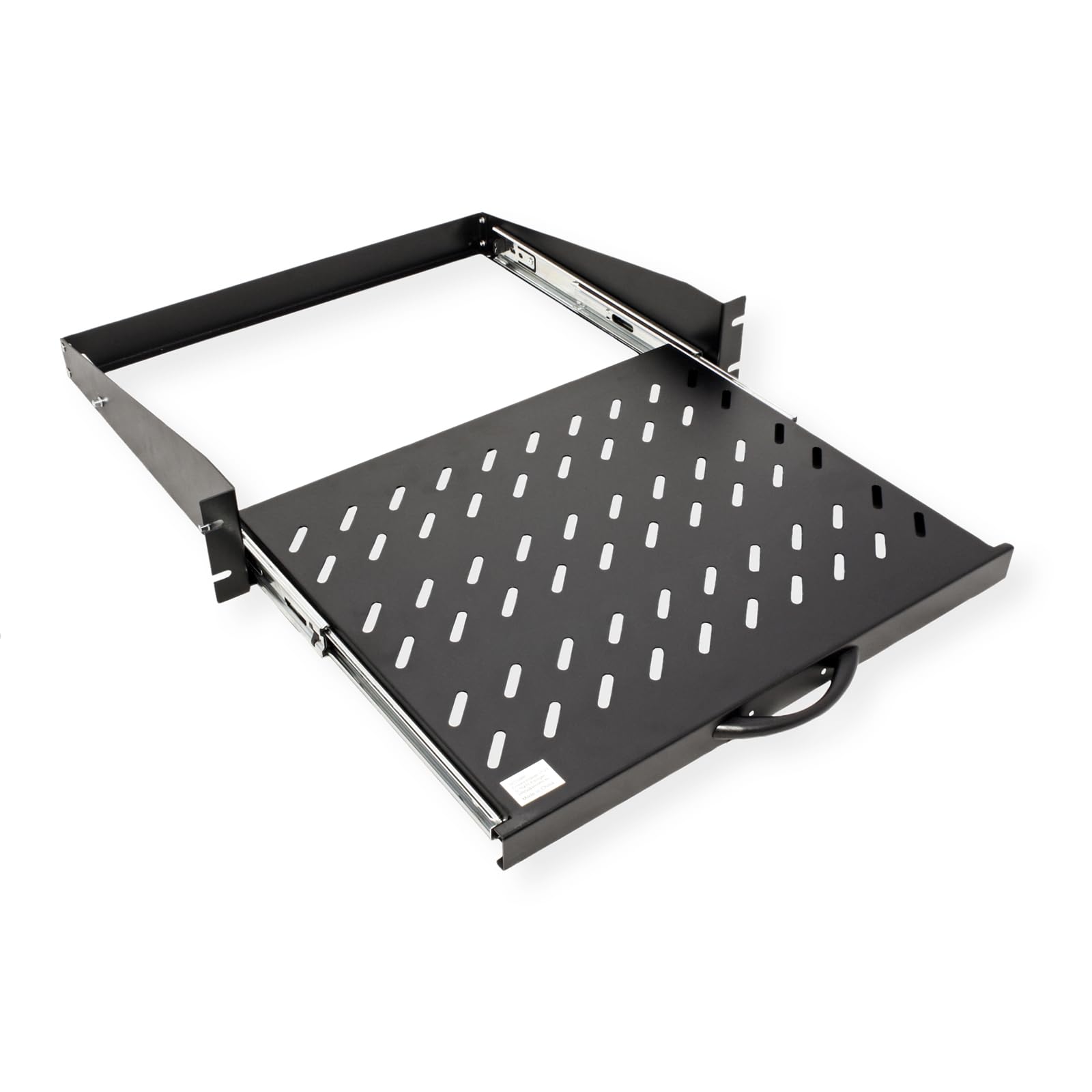 VALUE Tablette 19" coulissante, 2 U, 404 x 350 mm, Charge admissible 30 kg