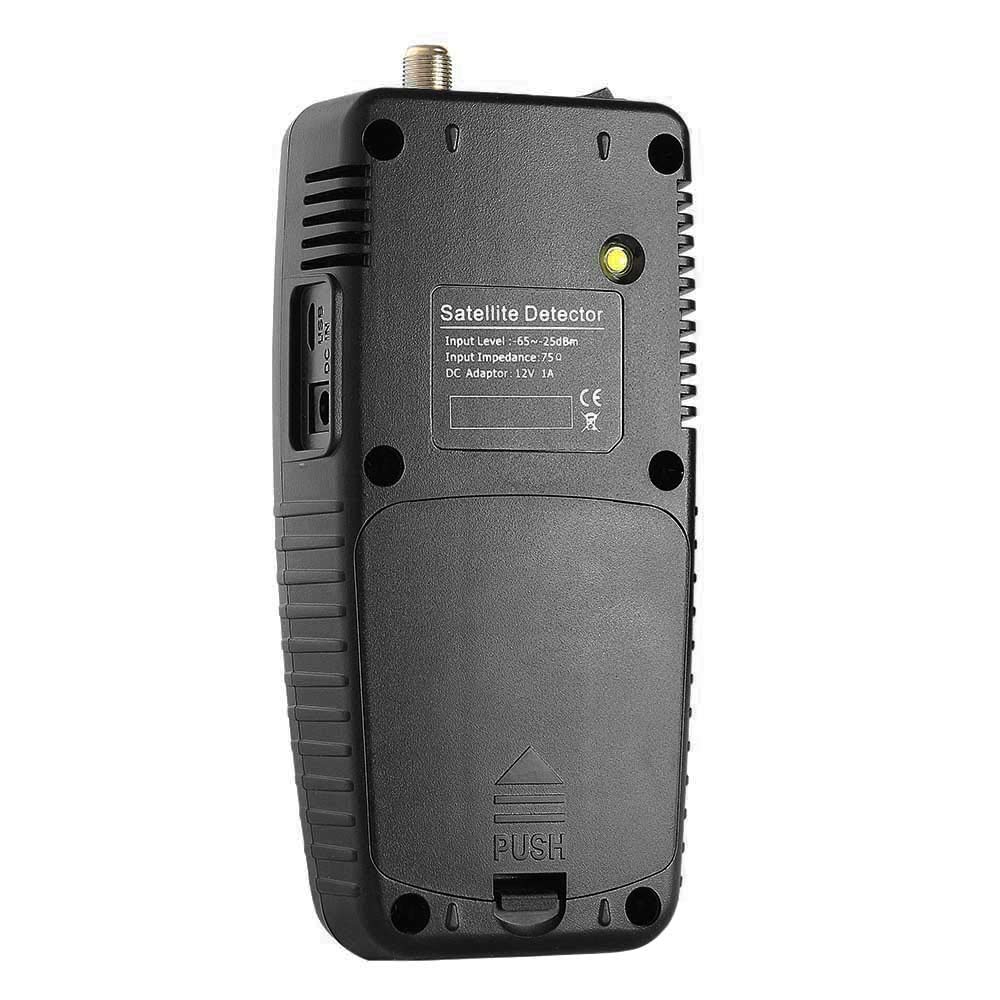 Satlink 6933 Pointeur satellite pour Transpondeurs DVB-S/DVB-S2 HD Noir