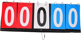 Flip Scoreboard for Basketball Games Scorekeeper for Sports Activities Easy to Use