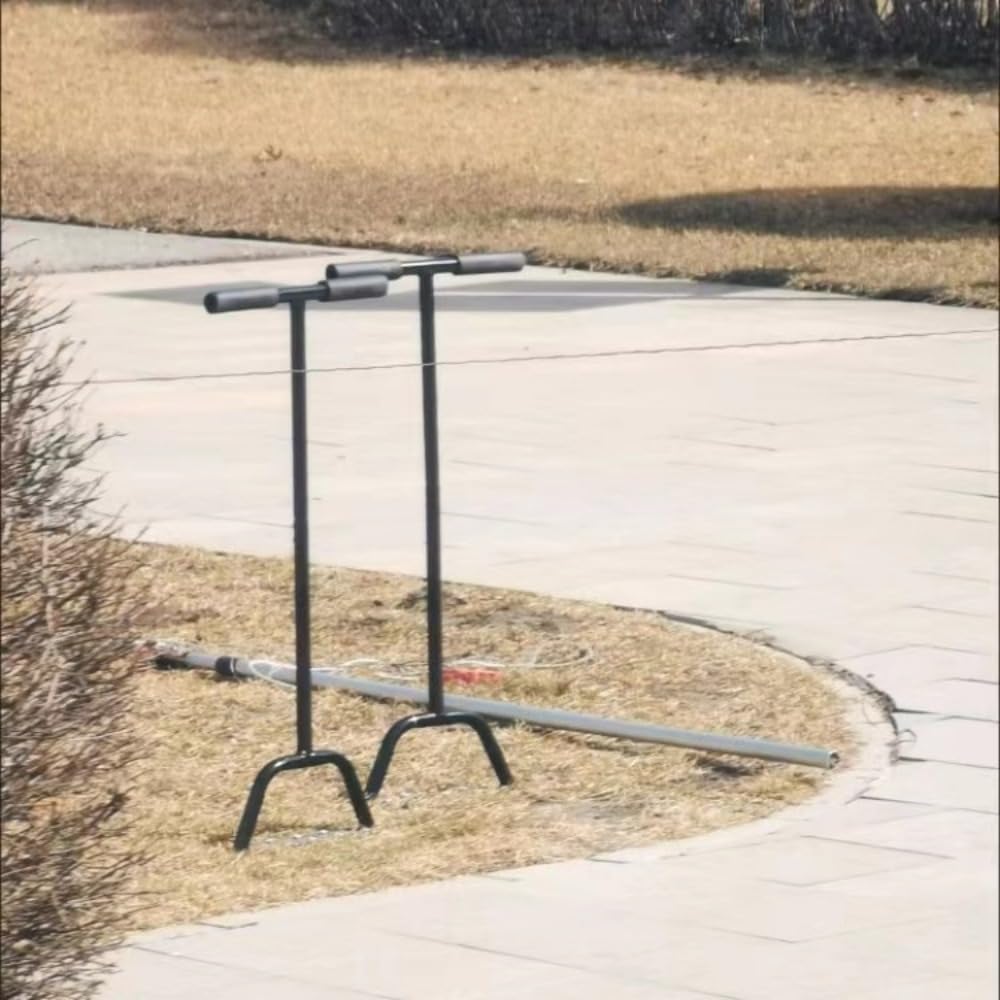 Vilom 芝生エアレーター 中空タイン 10本スパイク付き 土壌通気ツール 庭・芝生用 エアレーションで健康な芝生をサポート 耐久